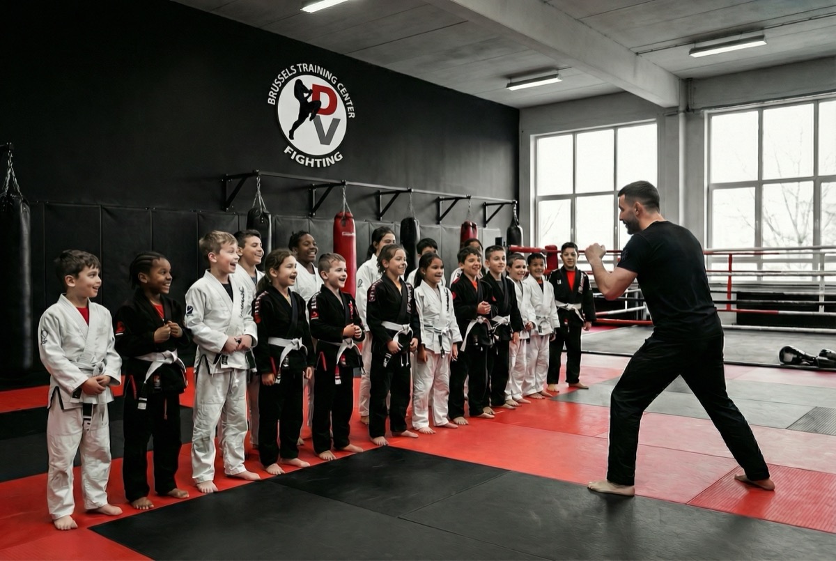 Sports de combat enfants Bruxelles — cours collectif Davinci Fighting